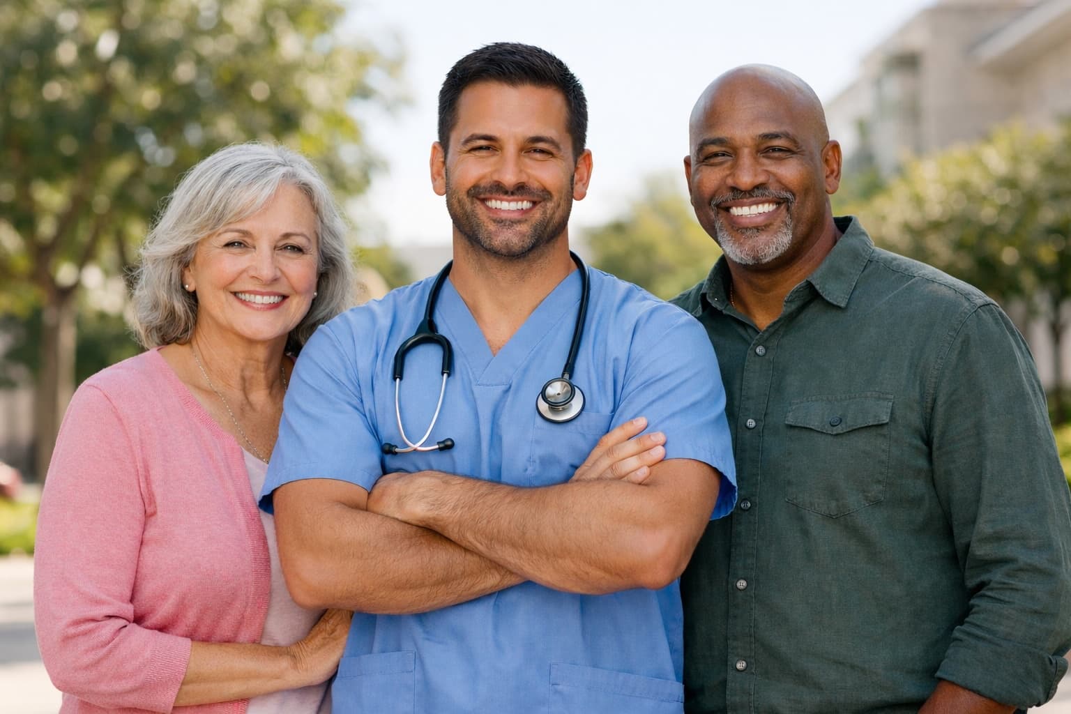 PRN Care provider meeting with a patient